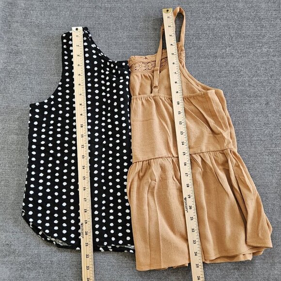 Top Womens L Lot of 2 Hester & Orchard Torrid Sleeveless Linen Gauze Cottagecore - Picture 12 of 16